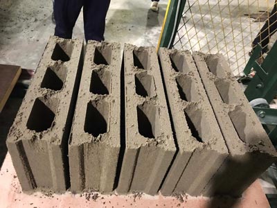 concrete hollow blocks