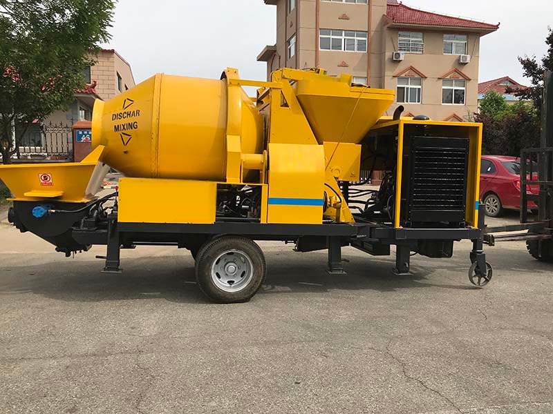 diesel concrete mixer pump