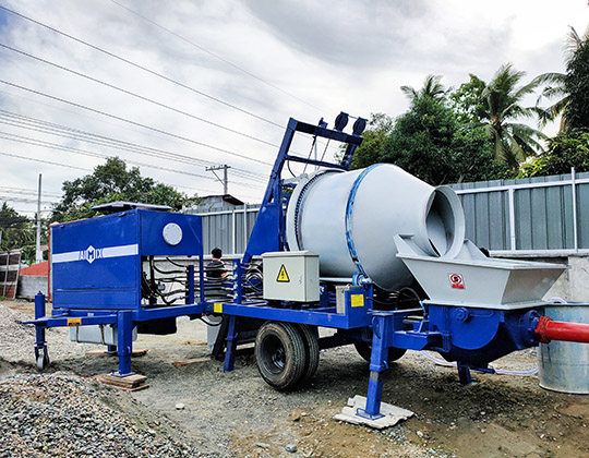 concrete mixer with pump 40m3