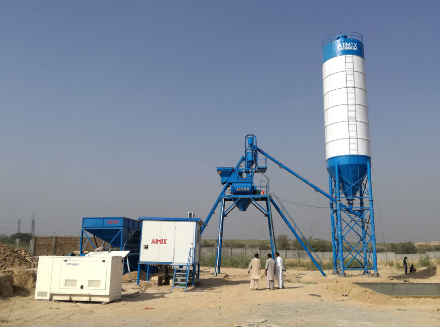 AJ 25 batching plant in Pakistan