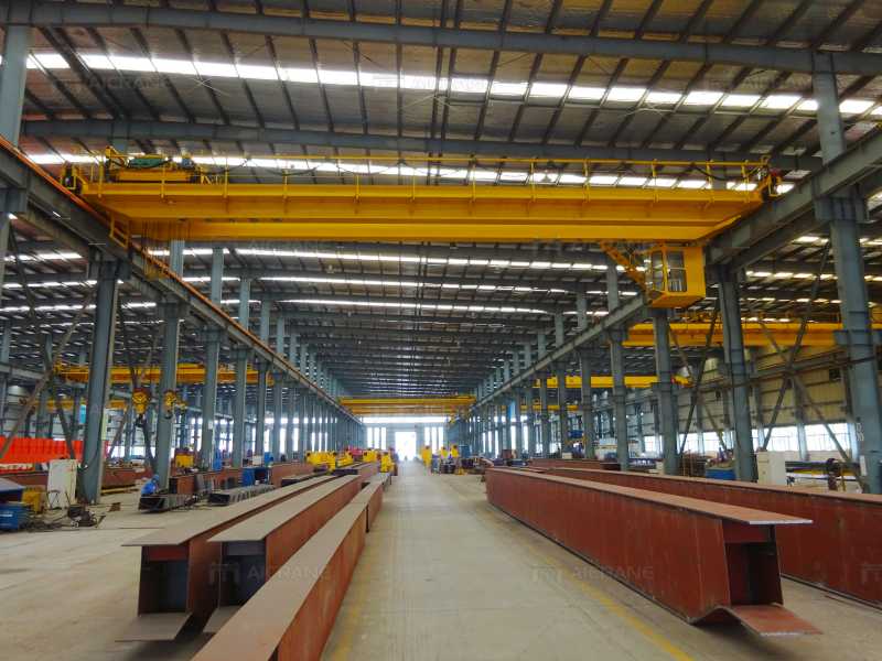 double girder top running crane