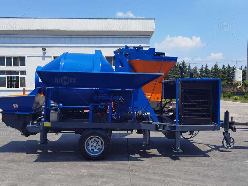 Small Type Concrete Mixer Pump