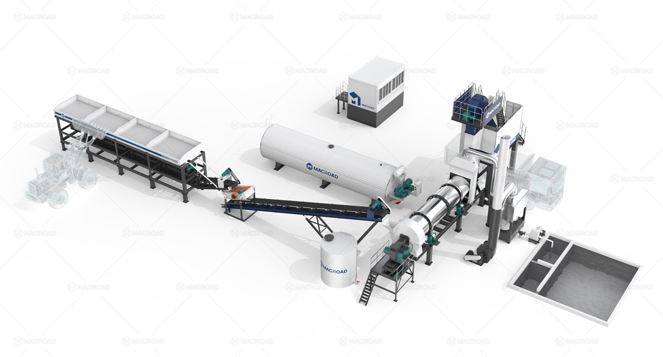 ALT series drum type stationary asphalt plants in Philippines
