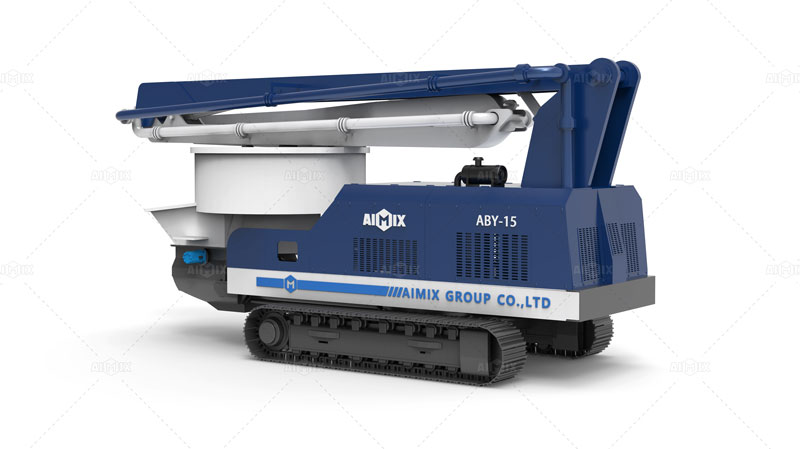 Crawler Type Concrete Boom Pump with Mixer