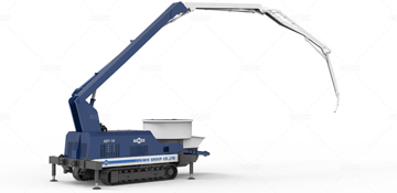 Crawler Boom Pump with Mixer